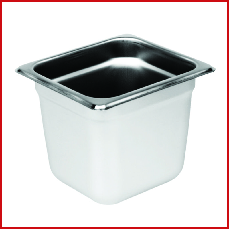 Stainless Steel Gastronorm Container - GN 1/6 - 150mm